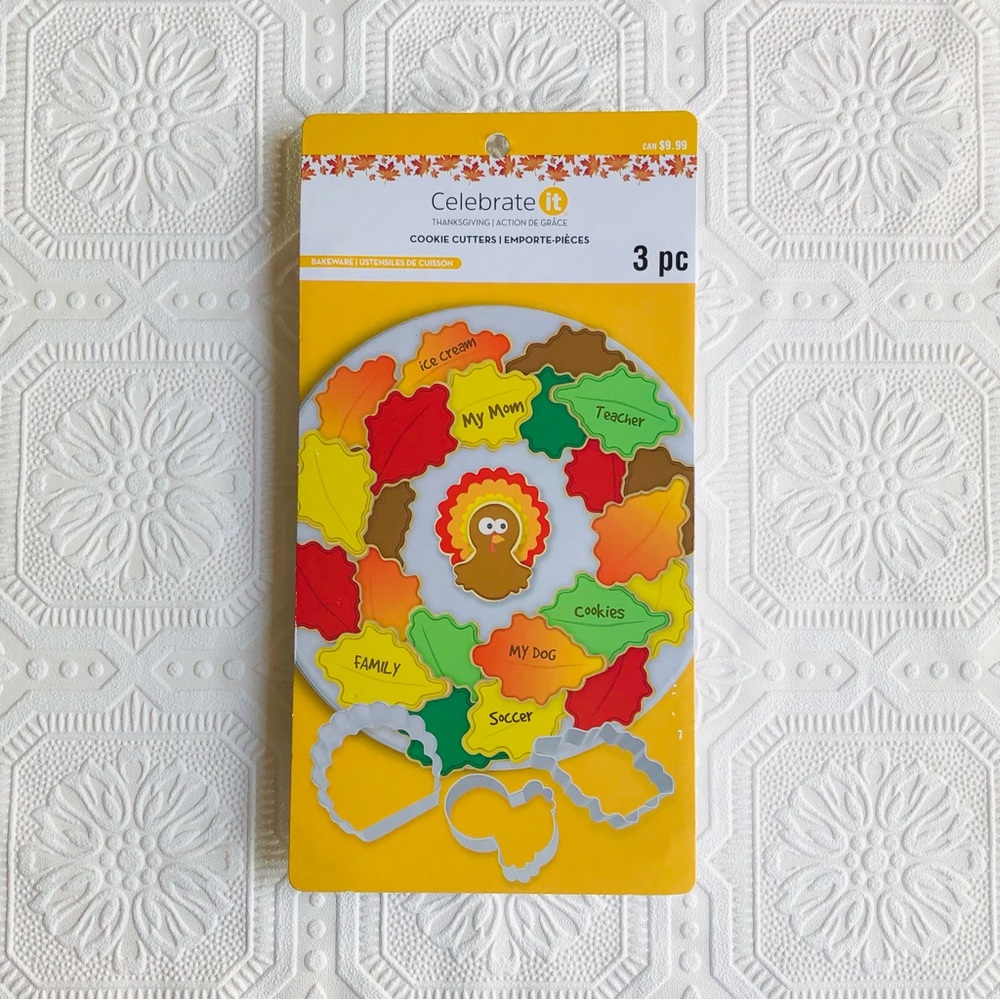 Celebrate It Cookie Cutters 3 pc
